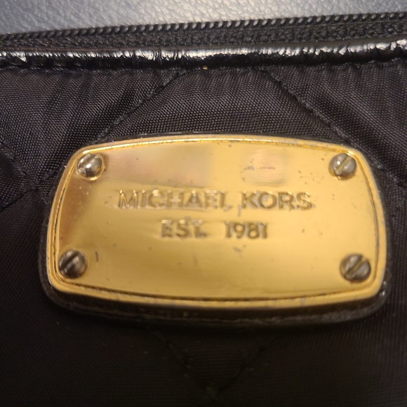 Michael Kors Black Quilted Cosmetic Bag - Picture 4 of 5